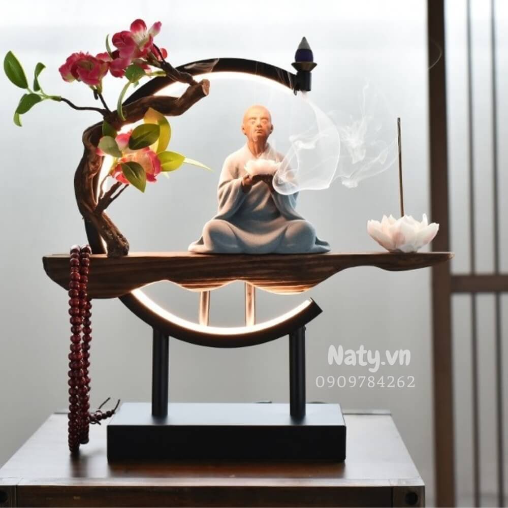 thác khói xông trầm