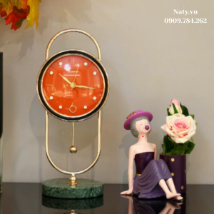 đồng hồ để bàn decor