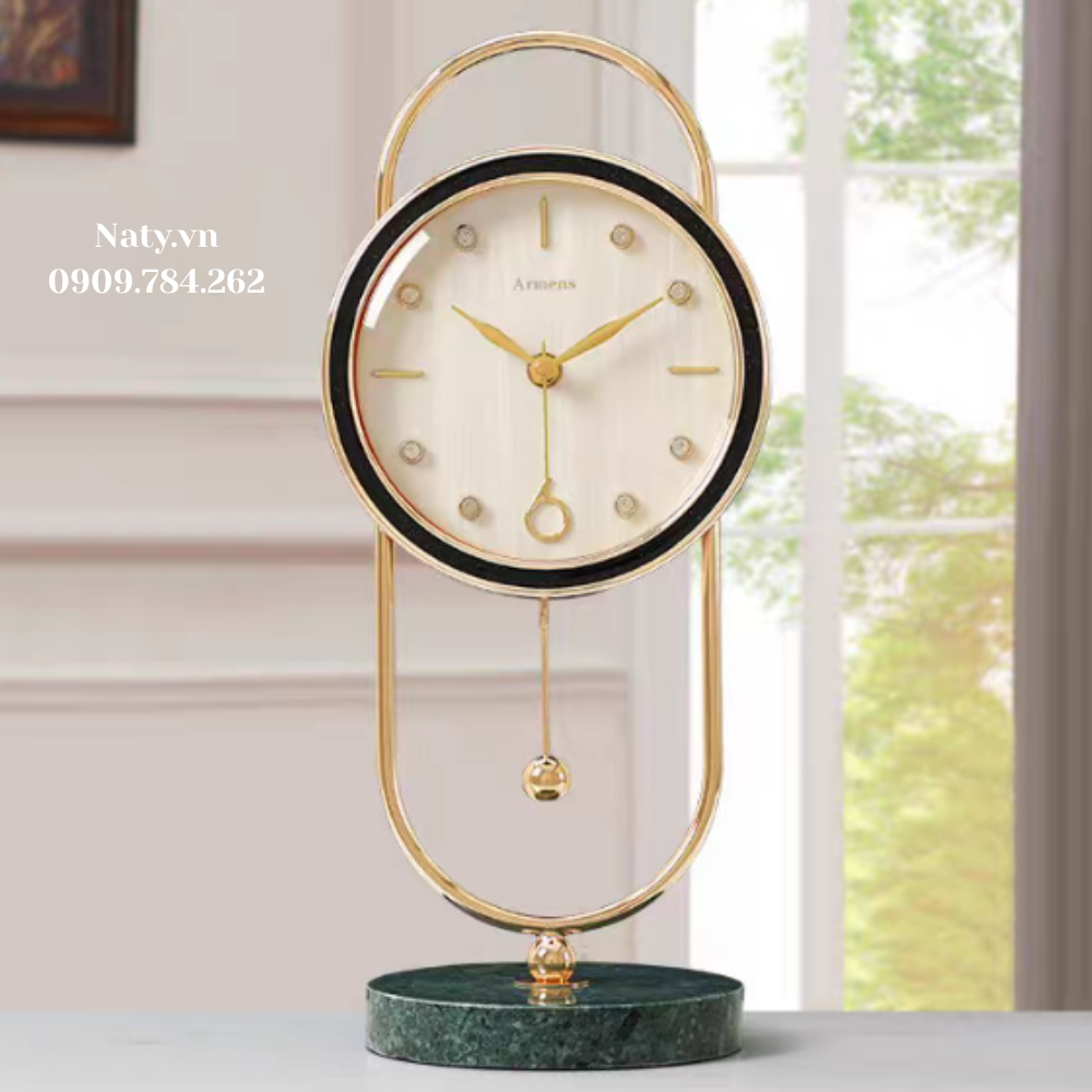 đồng hồ để bàn decor