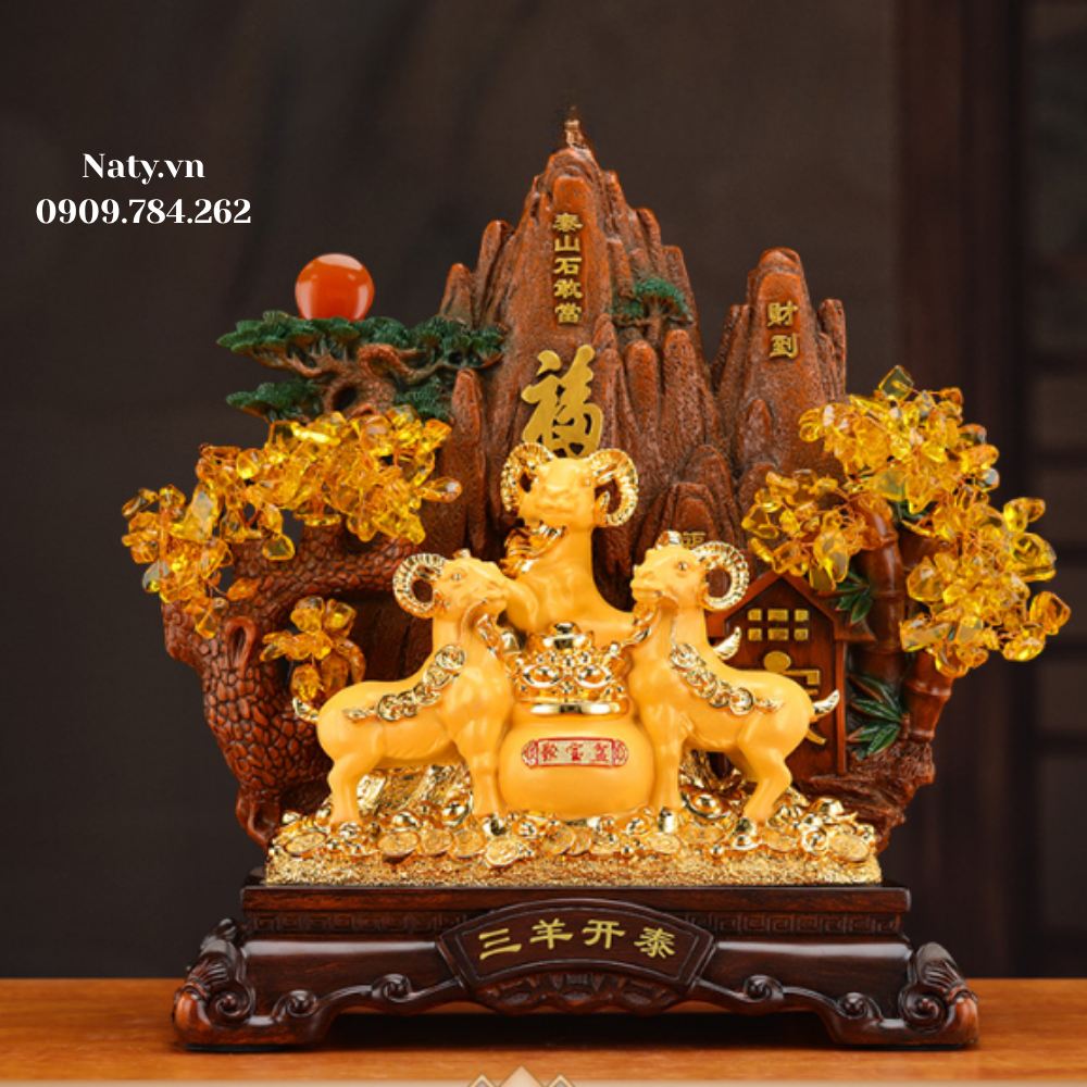 Tượng Dê Phong Thủy